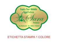 Etichette adesive per fioristi, fiorai e vivaisti (mm 44x30)  (cod.25G)